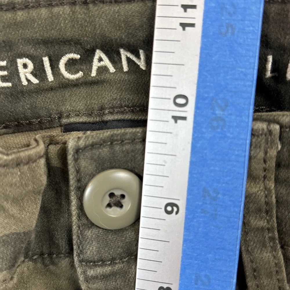 American Eagle AE Hi-Rise Camo Crop Jegging Sz 4‎ Women Next Level Stretch Cargo
